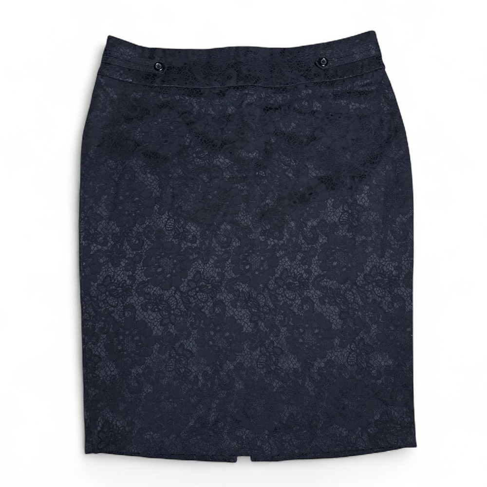 Soho Apparel LTD Black Lace Pencil Skirt‎ Women's Size 12 Career Office Siren